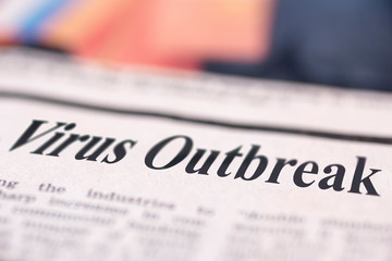 Virus Outbreak written newspaper