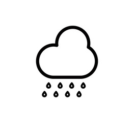 Cloud icon vector logo template