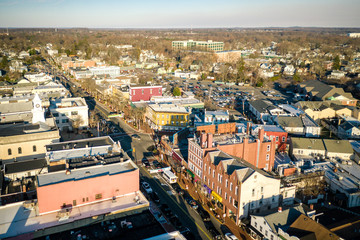 Obraz premium Aerial of Freehold Township New Jersey