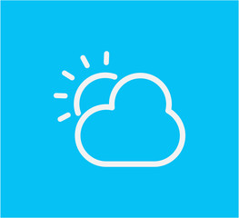 Cloud icon vector logo template