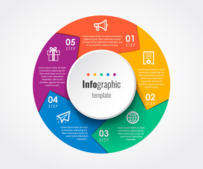 Vector infographic template