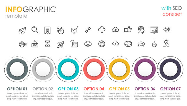 Vector infographic template