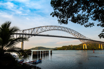 A view of the Bridge of the Americas