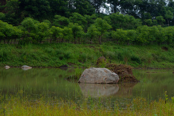 Abandon Sand Mine, change to beautiful landscape