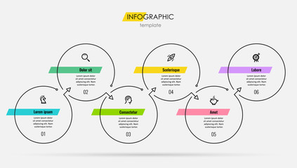 Vector infographic template