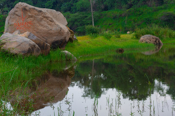 Abandon Sand Mine, change to beautiful landscape
