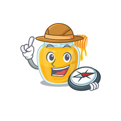 Honey experienced in Explorer using a compass