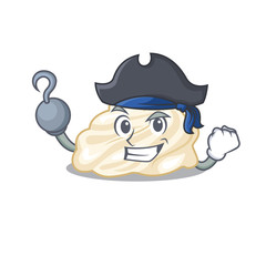 Cute whipped cream mascot design with a hat