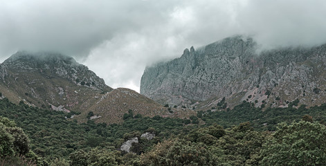 landscape of Sierra de Tramuntana, Mallorca
