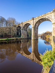 Obraz premium Knaresborough railway viaduct Yorkshire England