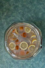Lemon Clementine Kombucha portrait