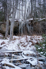 icy waterfall