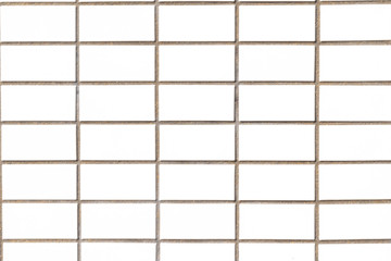 surface of exterior wall white color tiles