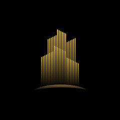 real estate logo design vector