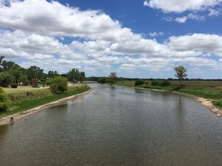 Fototapeta premium landscape with river