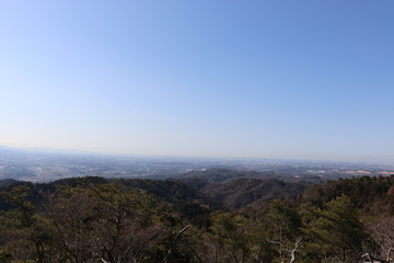 猿投山の登山の景色