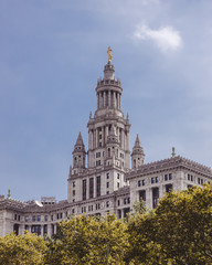 Fototapeta na wymiar Manhattan Municipal Building In A Beautiful Shot