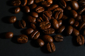 Coffee beans texture