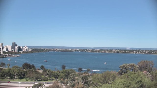 View of the Perth CBD from Kings Park in Western Australia