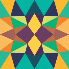 Foto op Plexiglas Kleurrijk Abstracte grafische patroon. Naadloze vector patroon geometrische achtergrond.