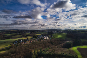 ziehende Wolken