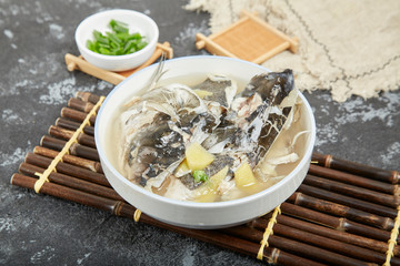 Crucian carp soup