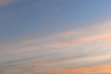 colorful cloud above twilight sky