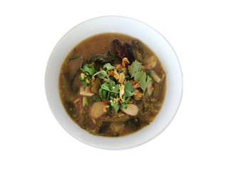 soup with meat and vegetables
