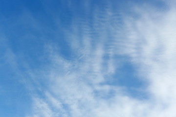 air on blue sky, clear weather day background