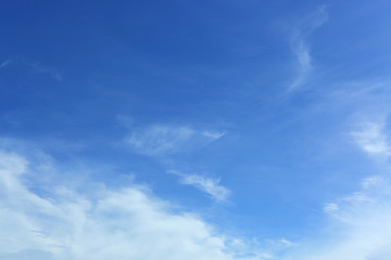 white cloud on blue sky weather background