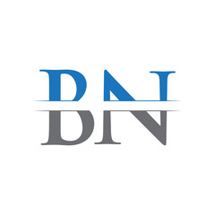 Initial BN Letter Logo With Creative Modern Business Typography Vector Template. Creative Abstract Letter BN Logo Design