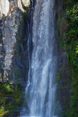 Fototapeta na wymiar Beautiful aerial view of the Nauyaca Waterfall In Costa Rica