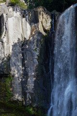 Beautiful aerial view of the Nauyaca Waterfall In Costa Rica