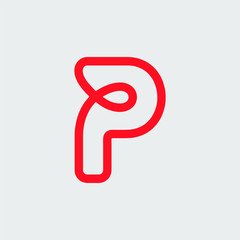 initial letter line art