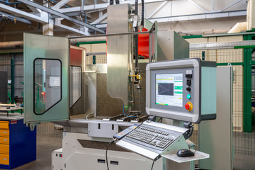 CNC machine for the production of bolts and fasteners