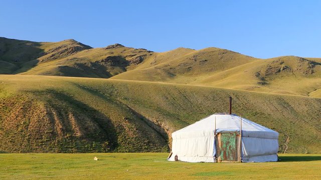 Gel and orkhon valley in Monglia
