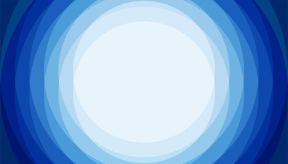 Blue Stack Circle Abstract Background with Copy space