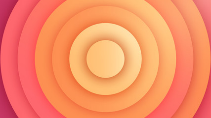 Creative geometric wallpaper . abstract background with circles . 3d illustration . 