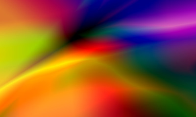 Abstract blurred gradient background in bright rainbow colors. Beautiful psychedelic art. Spectrum light texture. Vintage retro.