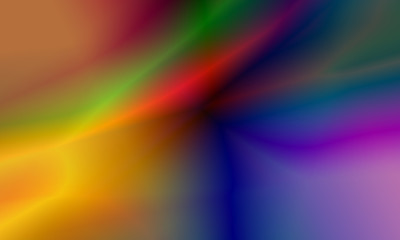 Abstract blurred gradient background in bright rainbow colors. Beautiful psychedelic art. Spectrum light texture. Vintage retro.