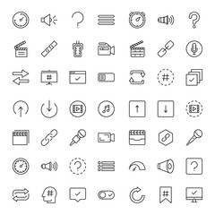 Sign icon set.