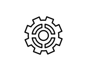 Gear line icon