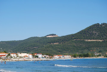 Obraz premium Greece, Tassos island - Sea, mountains