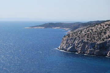 Greece, Tassos island - Sea, mountains