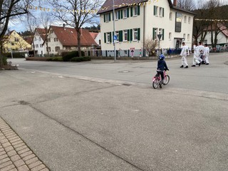 Nendingen dorf bei Tuttlingen während der Fastnacht Festival