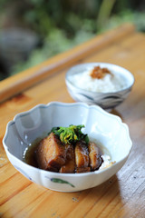 braised pork belly in Japanese style
