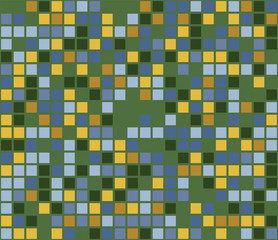 Color mosaic. Colorful background. Abstract seamless pattern. Vector illustration.