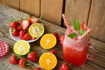 vegetables and juice