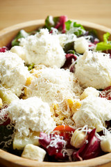 Goat cheese and corn salad 