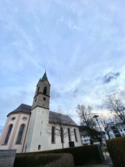 Fototapeta na wymiar Katholische Kirche in Nendingen im Landkreis Tuttlingen in deutschland